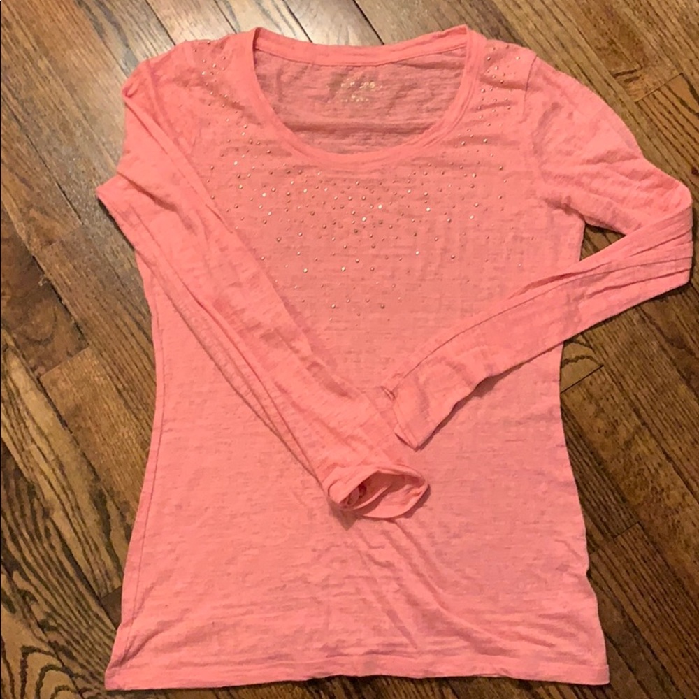 Sequined burnout tee